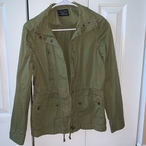 Fashion Nova Army Green Zip Jacket